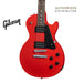 GIBSON LES PAUL MODERN LITE ELECTRIC GUITAR - CARDINAL RED SATIN - Music Bliss Malaysia