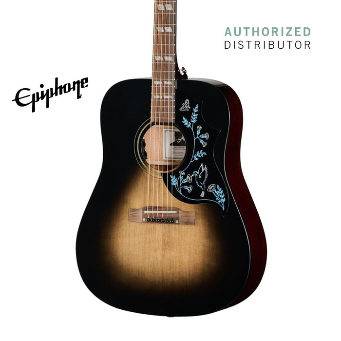 Epiphone Eric Church Hummingbird Dark Studio Acoustic-electric Guitar - Cobra Burst