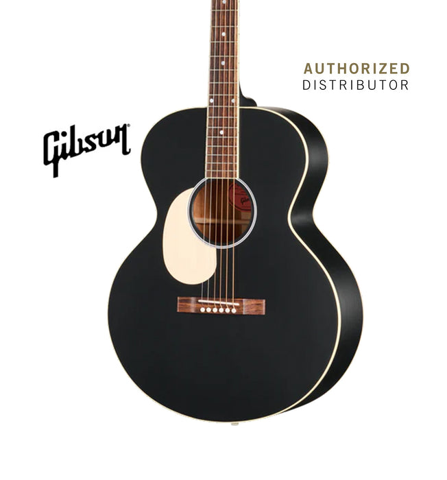 GIBSON ACOUSTIC J-185 CENTURY 12-FRET LEFT-HANDED ACOUSTIC GUITAR - EBONY
