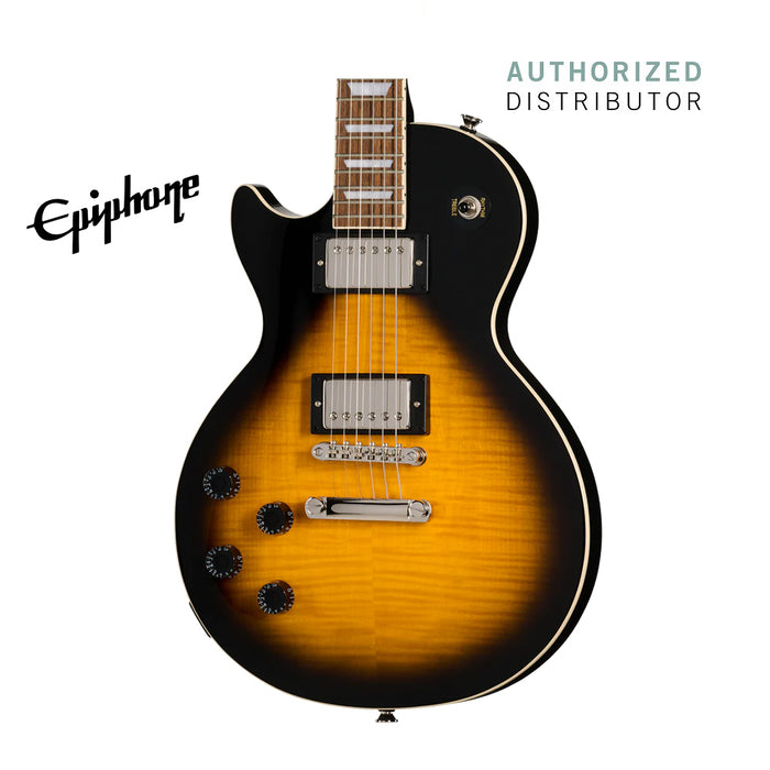 Epiphone Les Paul Tribute Plus Left-handed Electric Guitar - Vintage Sunburst