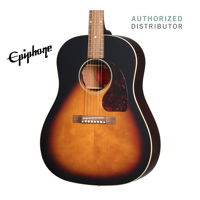(Epiphone Inspired by Gibson Custom) Epiphone 1942 Banner J-45 Acoustic-Electric Guitar - Vintage Sunburst