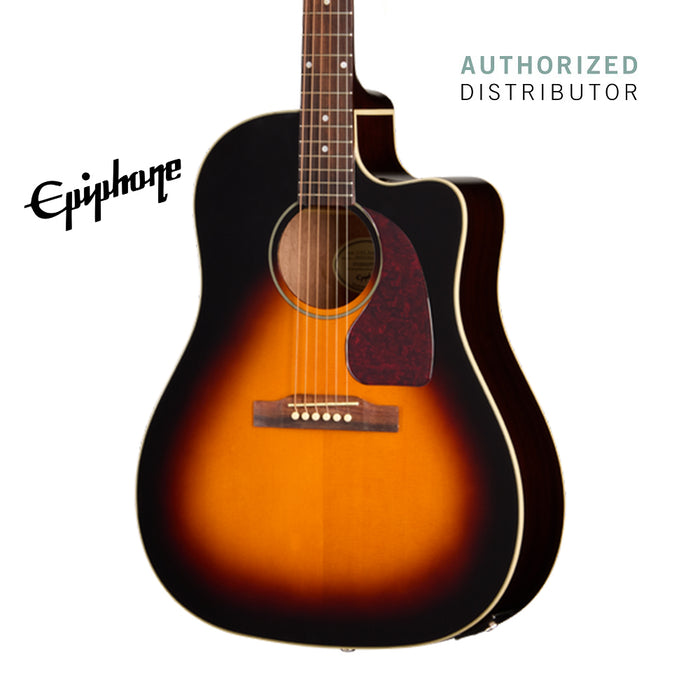 Epiphone J-45 Studio EC Acoustic-electric Guitar - Vintage Sunburst