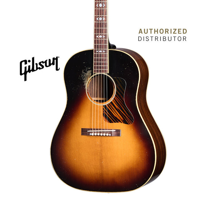 GIBSON ACOUSTIC 1936 ADVANCED JUMBO HEAVY AGED ACOUSTIC GUITAR - VINTAGE SUNBURST