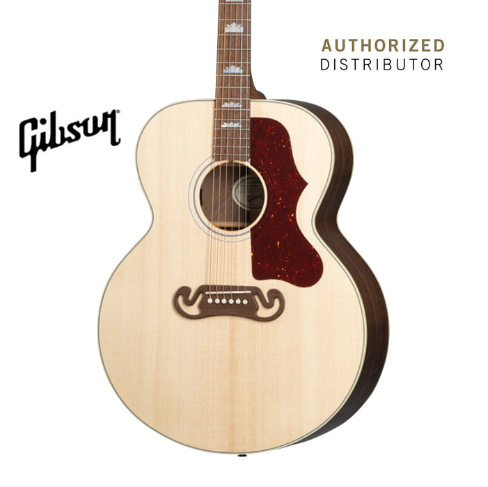 GIBSON SJ-200 STUDIO WALNUT ACOUSTIC-ELECTRIC GUITAR - NATURAL (SJ200) - Music Bliss Malaysia