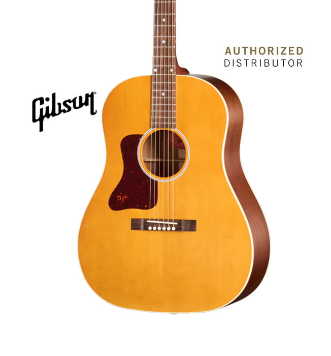 GIBSON ACOUSTIC J-45 CENTURY 12-FRET LEFT-HANDED ACOUSTIC GUITAR - VINTAGE AMBER