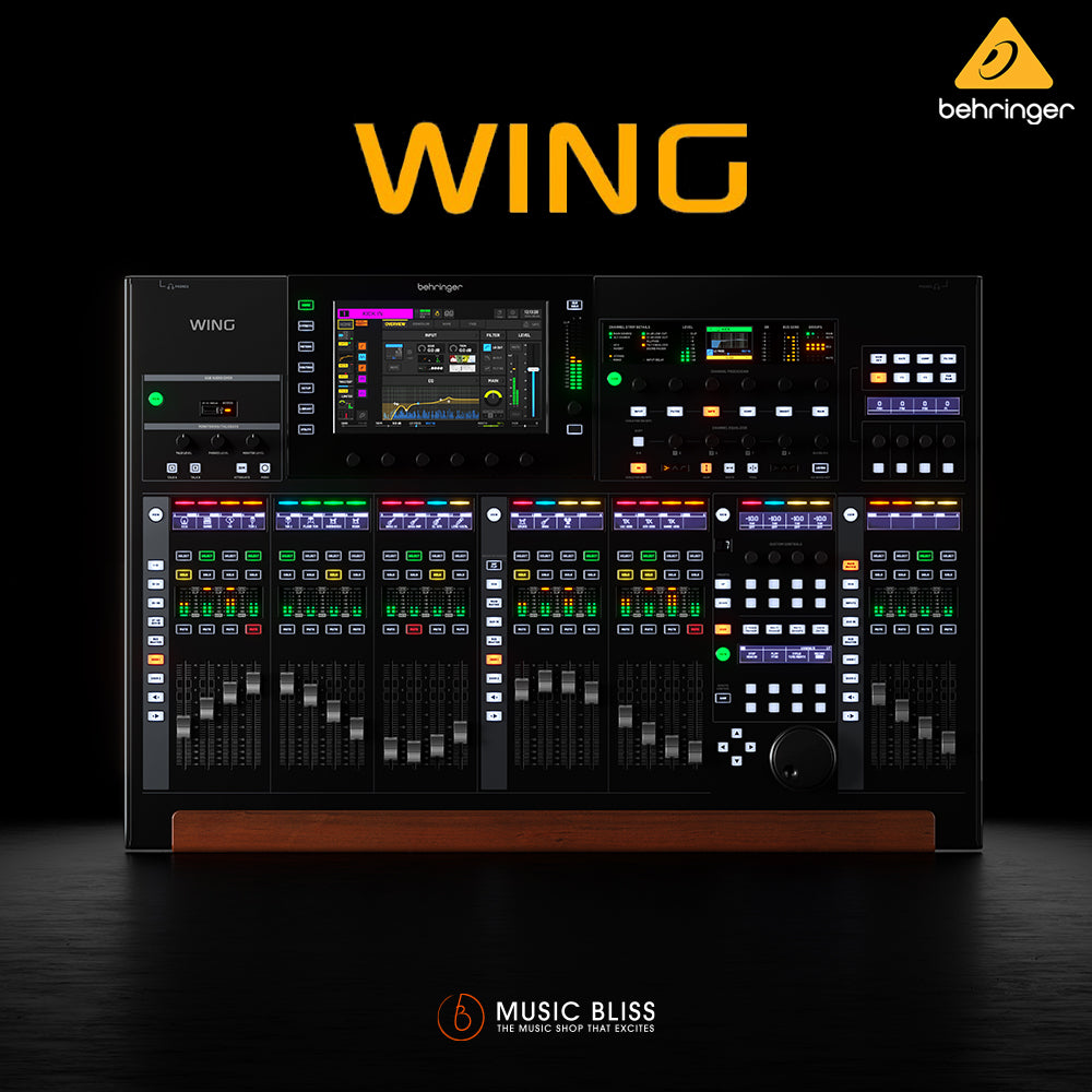 Behringer WING 48-channel Digital Mixer with Decksaver - Black (Free Upgrade Freight Case)