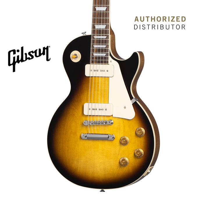 GIBSON LES PAUL STANDARD 50S P90 ELECTRIC GUITAR - TOBACCO BURST (P-90) - Music Bliss Malaysia