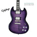 Epiphone SG Modern Figured Electric Guitar - Purple Burst - Music Bliss Malaysia