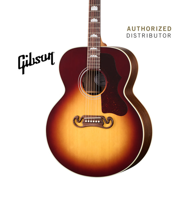 GIBSON ACOUSTIC SJ-200 STUDIO ROSEWOOD ACOUSTIC-ELECTRIC GUITAR - ROSEWOOD BURST WITH GLOSS TOP
