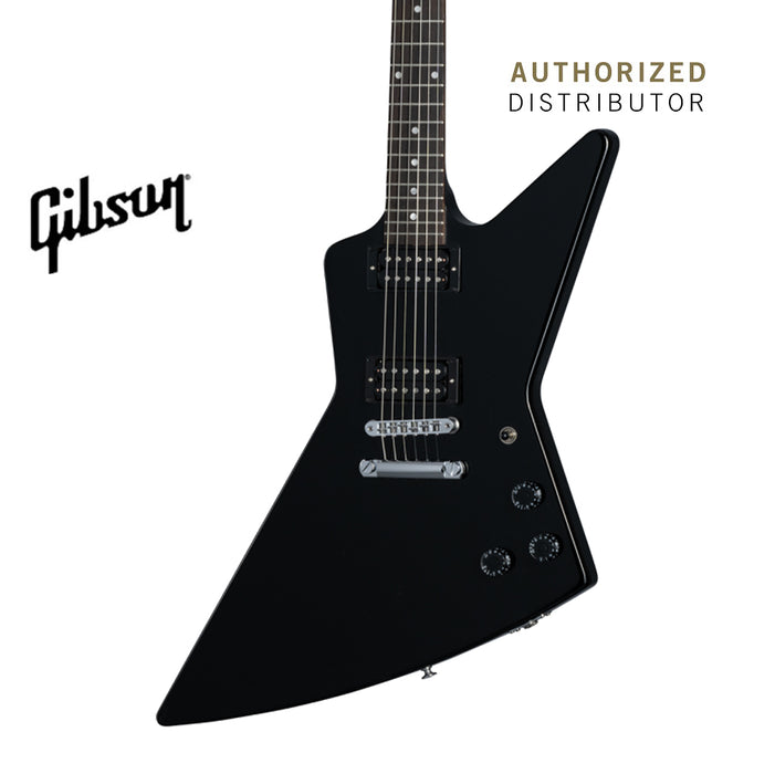 GIBSON 80S EXPLORER SOLIDBODY ELECTRIC GUITAR - EBONY - Music Bliss Malaysia