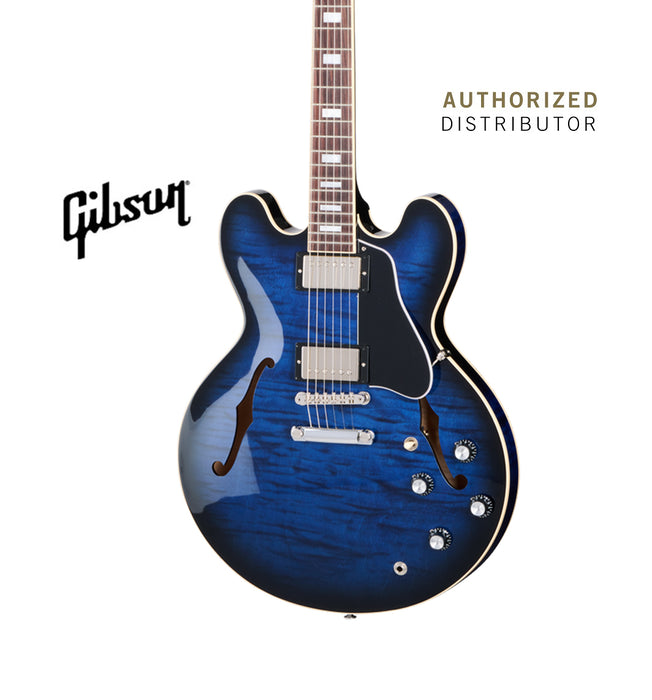 GIBSON ES-335 FIGURED SEMI-HOLLOWBODY ELECTRIC GUITAR - DEEP OCEAN BURST