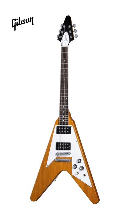 GIBSON 70S FLYING V ELECTRIC GUITAR - ANTIQUE NATURAL