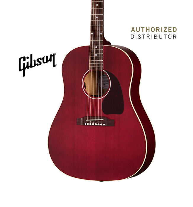 GIBSON ACOUSTIC J-45 SPECIAL ACOUSTIC-ELECTRIC GUITAR - WINE RED