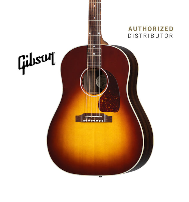 GIBSON ACOUSTIC J-45 STUDIO ROSEWOOD ACOUSTIC-ELECTRIC GUITAR - ROSEWOOD BURST