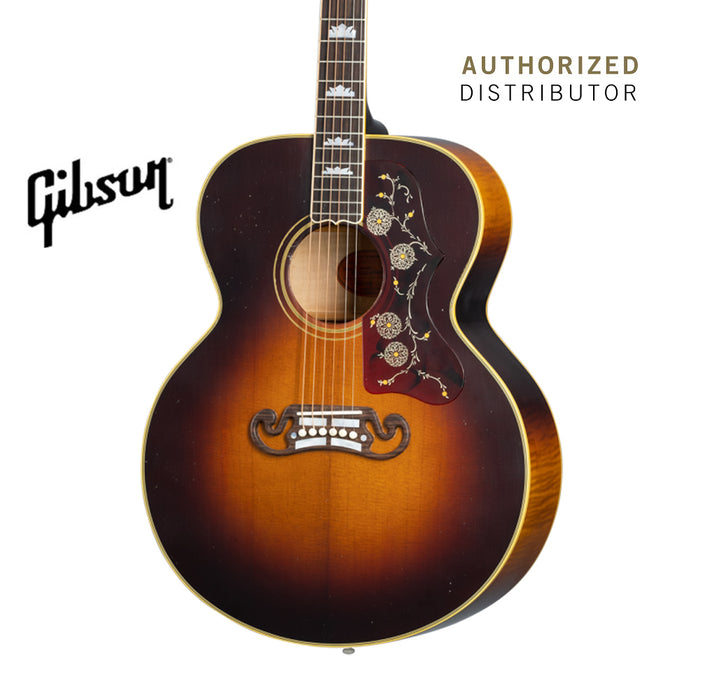 GIBSON 1957 SJ-200 MURPHY LAB LIGHT AGED ACOUSTIC GUITAR - VINTAGE SUNBURST (SJ200) - Music Bliss Malaysia