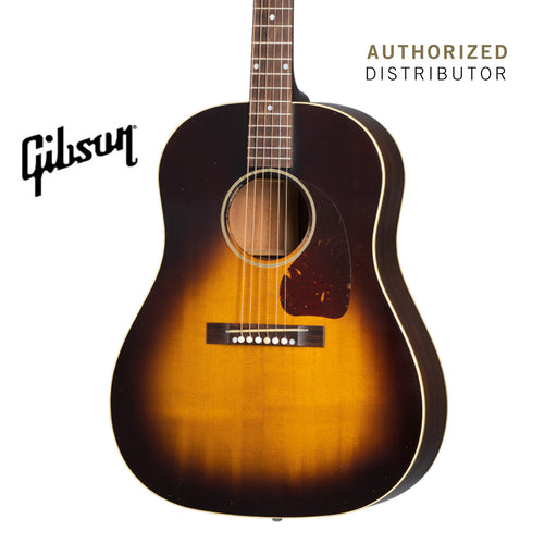 GIBSON 1942 BANNER J-45 MURPHY LAB LIGHT AGED ACOUSTIC GUITAR - VINTAGE SUNBURST (J45) - Music Bliss Malaysia