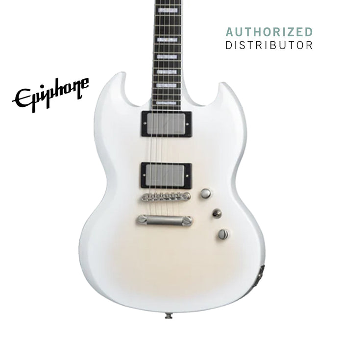 Epiphone SG Prophecy Electric Guitar with Premium Gig Bag - Aged White Tiger