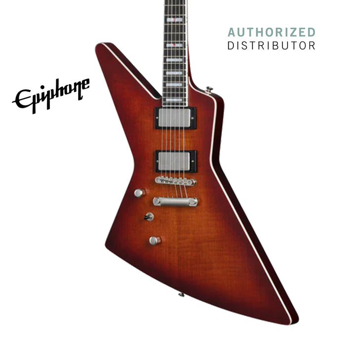 Epiphone Extura Prophecy Left-handed Electric Guitar with Premium Gig Bag - Aged Bengal Tiger