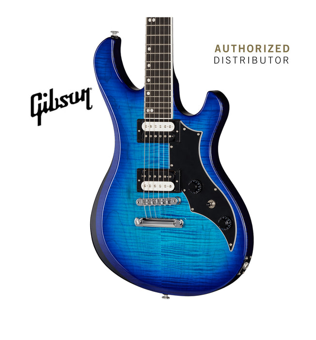 GIBSON VICTORY FIGURED TOP ELECTRIC GUITAR - COBALT BURST