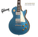 GIBSON LES PAUL STANDARD 50S PLAIN TOP ELECTRIC GUITAR - PELHAM BLUE - Music Bliss Malaysia