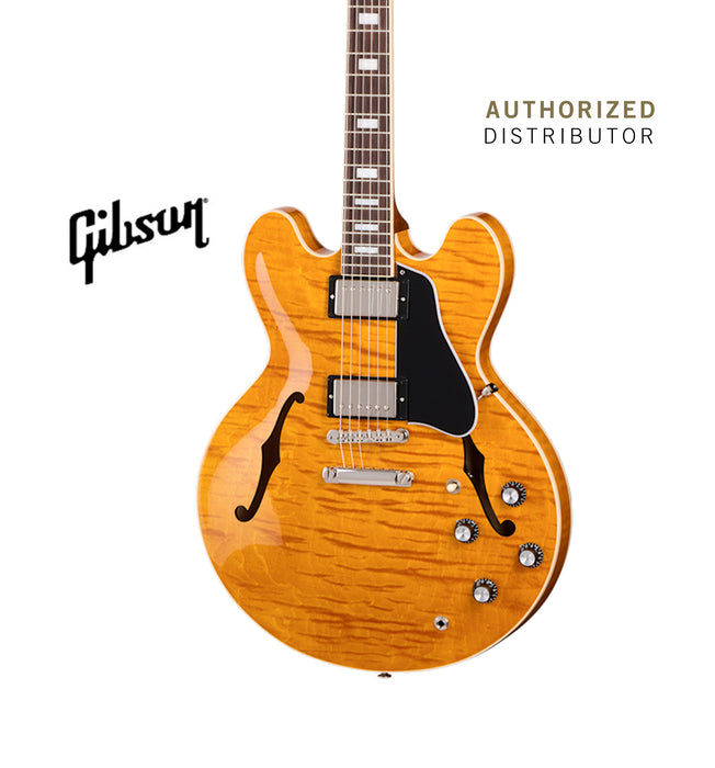 GIBSON ES-335 FIGURED SEMI-HOLLOWBODY ELECTRIC GUITAR - HONEY AMBER