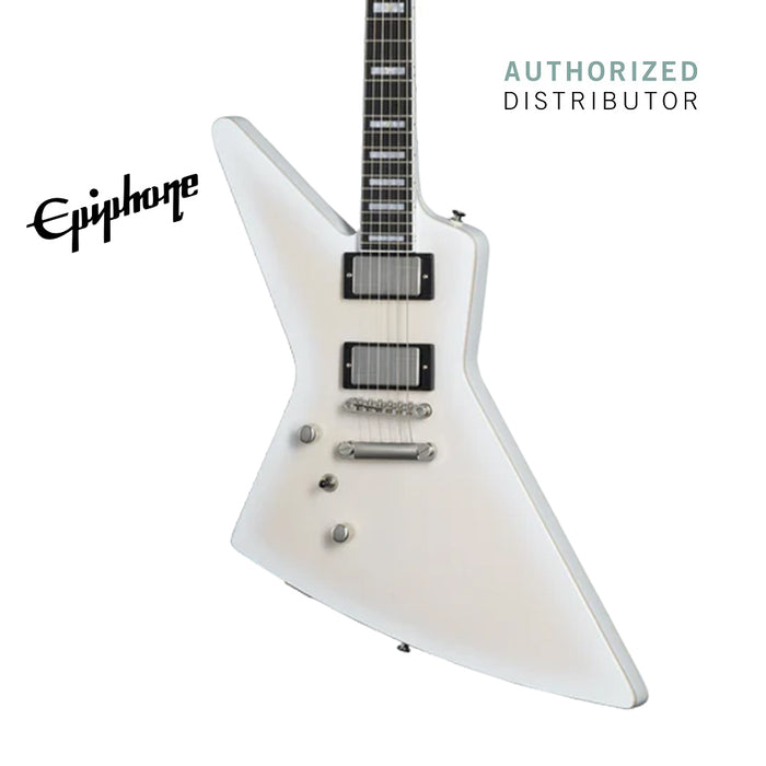 Epiphone Extura Prophecy Left-handed Electric Guitar with Premium Gig Bag - Aged White Tiger