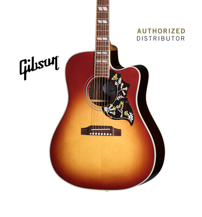GIBSON ACOUSTIC HUMMINGBIRD STANDARD ROSEWOOD EC ACOUSTIC-ELECTRIC GUITAR - ROSEWOOD BURST