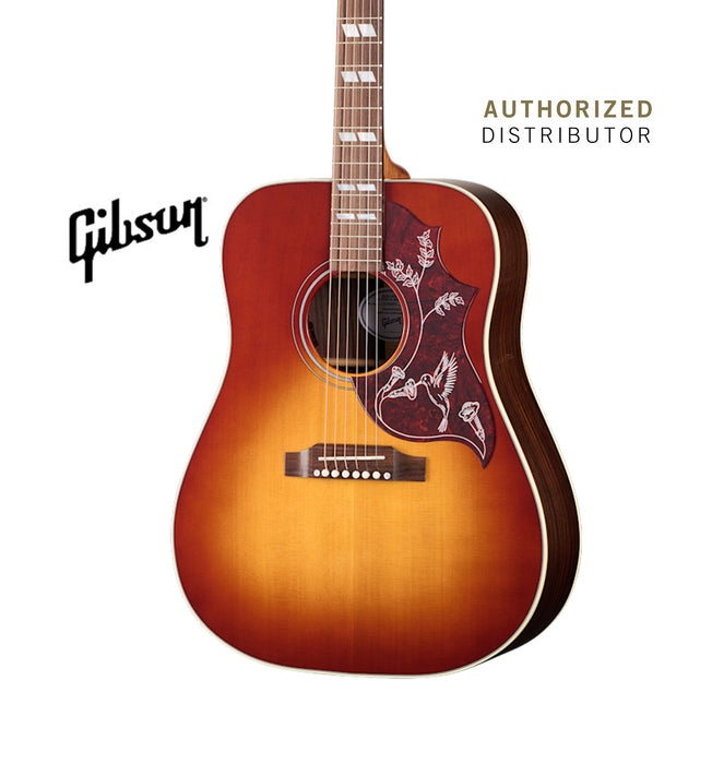 GIBSON ACOUSTIC HUMMINGBIRD STUDIO ROSEWOOD ACOUSTIC-ELECTRIC GUITAR - ROSEWOOD BURST WITH GLOSS TOP