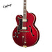 Epiphone Broadway Hollowbody Left-handed Electric Guitar - Wine Red - Music Bliss Malaysia