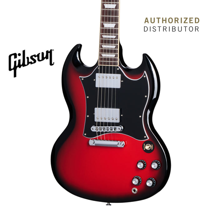 GIBSON SG STANDARD ELECTRIC GUITAR - CARDINAL RED BURST - Music Bliss Malaysia