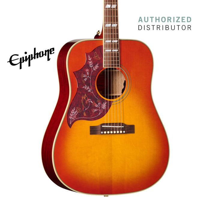 Epiphone Hummingbird Standard Left-Handed Acoustic-Electric Guitar - Cherry Sunburst