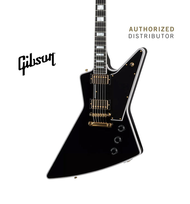 GIBSON CUSTOM EXPLORER CUSTOM ELECTRIC GUITAR - EBONY