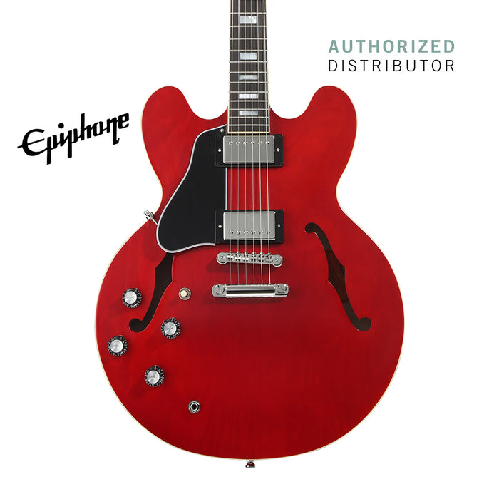 Epiphone 1962 Gibson ES-335 Reissue '60s Cherry Left-handed Semi-hollow Electric Guitar - Sixties Cherry