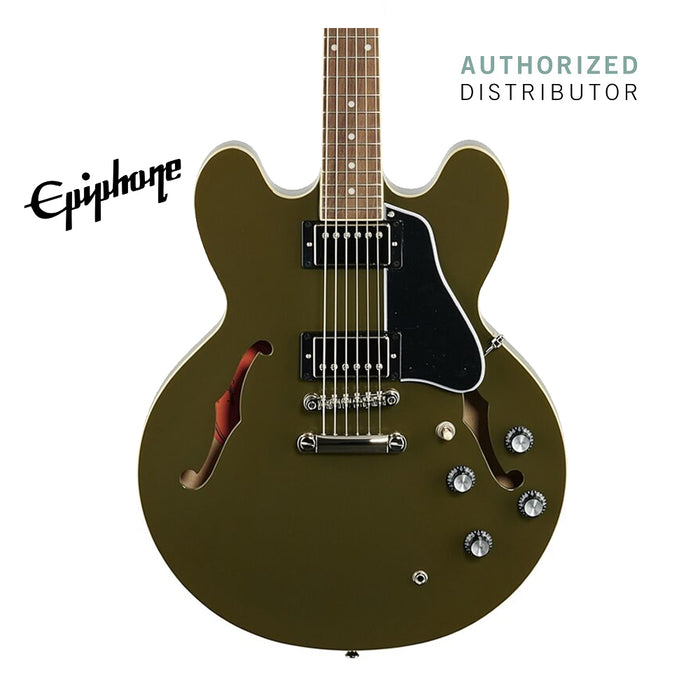 Epiphone Limited Edition ES-335 Semi-Hollowbody Electric Guitar - Olive Drab