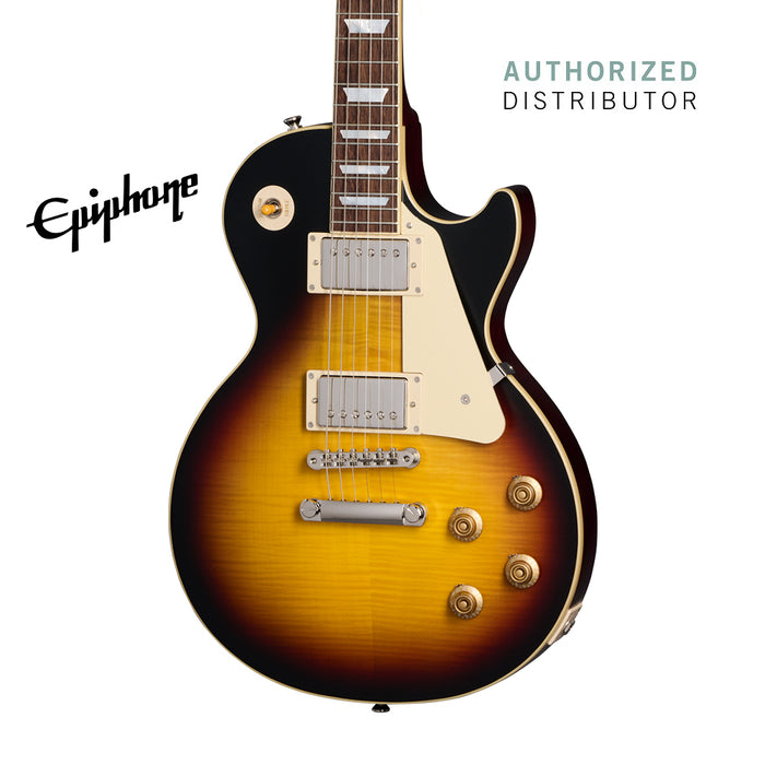(Epiphone Inspired by Gibson Custom) Epiphone 1959 Les Paul Standard Electric Guitar - Tobacco Burst - Music Bliss Malaysia