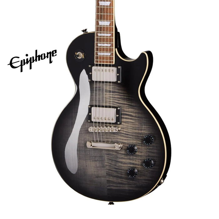 Epiphone Les Paul Tribute Plus Electric Guitar - Transparent Ebony