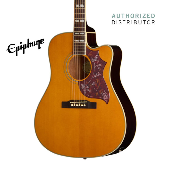 Epiphone Hummingbird Studio EC Acoustic-Electric Guitar - Antique Natural