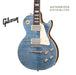 GIBSON LES PAUL STANDARD 60S FIGURED TOP ELECTRIC GUITAR - OCEAN BLUE - Music Bliss Malaysia