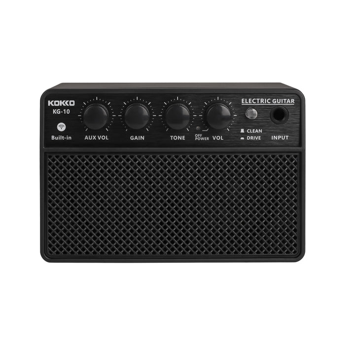 Kokko KG-10 Budget Beginner Portable Mini Modeling Electric Guitar Amp - 10W Rechargeable