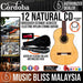 Cordoba Fusion 12 Natural CD - Solid Canadian Cedar Top, Mahogany Back & Sides With Gator Guitar Case - Music Bliss Malaysia