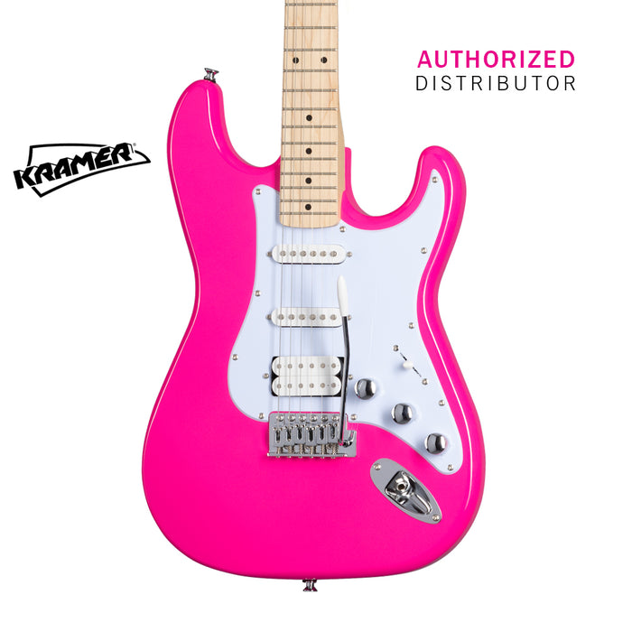 Kramer Focus VT-211S Electric Guitar - Hot Pink