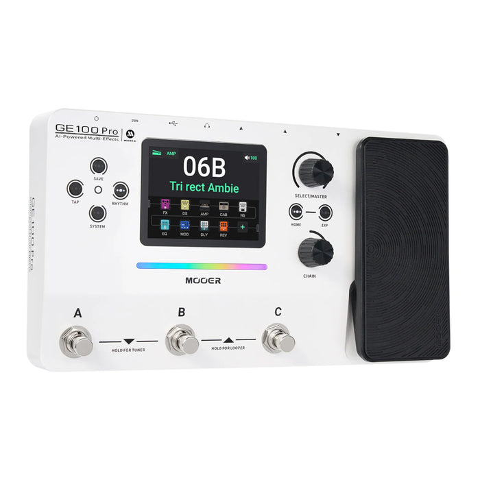 Mooer GE100Pro AI Intelligent Multi-Effects Pedal