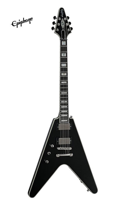 Epiphone Flying V Prophecy Left-handed Electric Guitar - Aged Jet Black Metallic