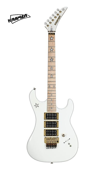 Kramer Jersey Star Electric Guitar with Premium Bag - White Pearl