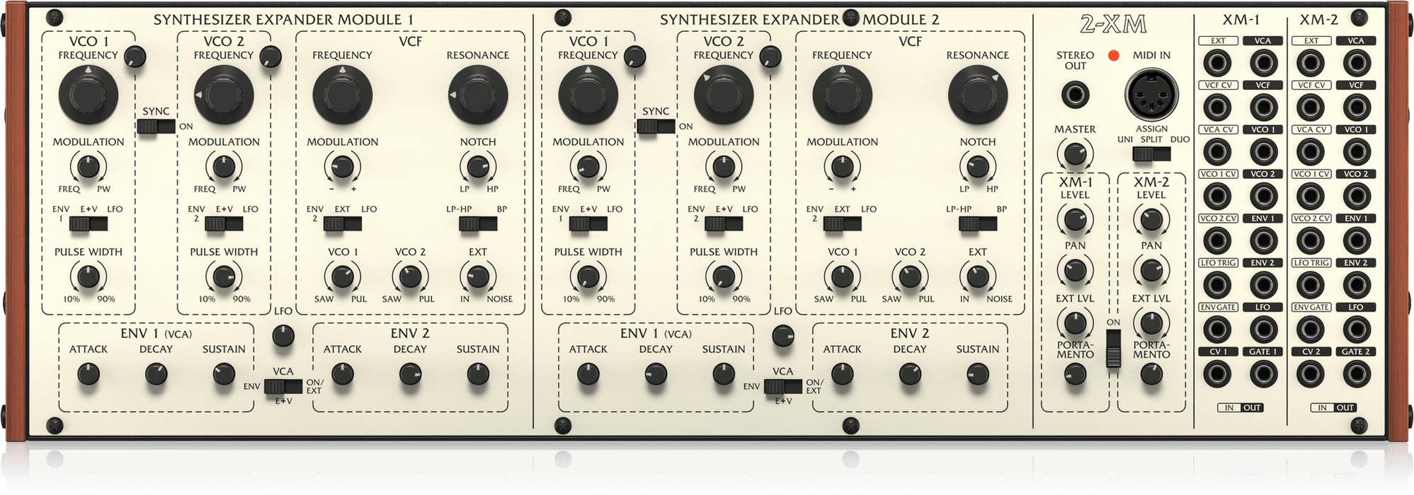 Behringer 2-XM Duophonic Analog Synthesizer Expander Module