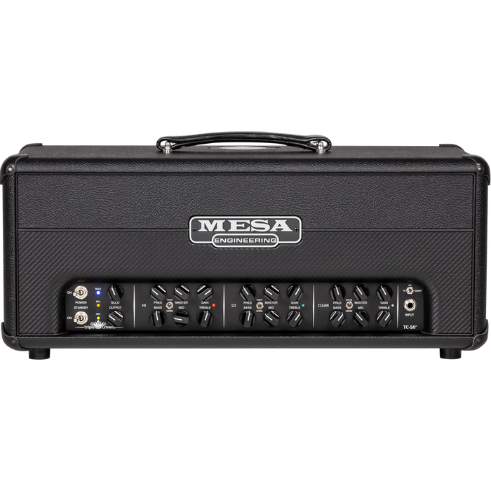 Mesa Boogie Triple Crown TC-50 - 50-watt Tube Head - Black Taurus