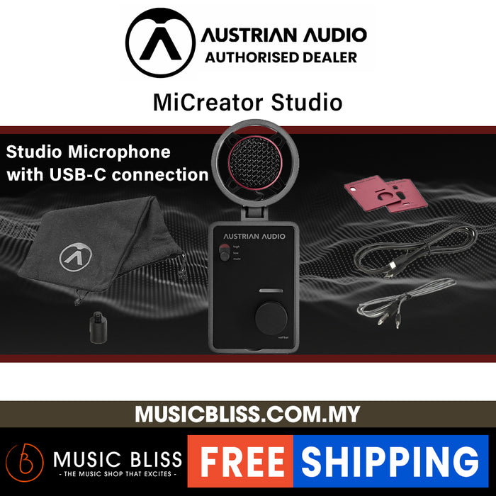 Austrian Audio MiCreator Studio Microphone - Music Bliss Malaysia