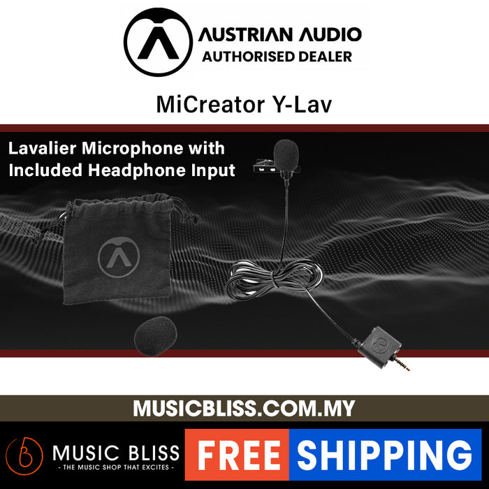 Austrian Audio MiCreator Y-Lav Microphone - Music Bliss Malaysia