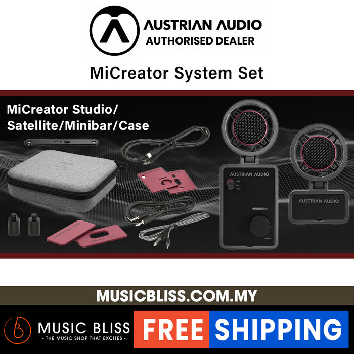 Austrian Audio MiCreator System Set - Music Bliss Malaysia