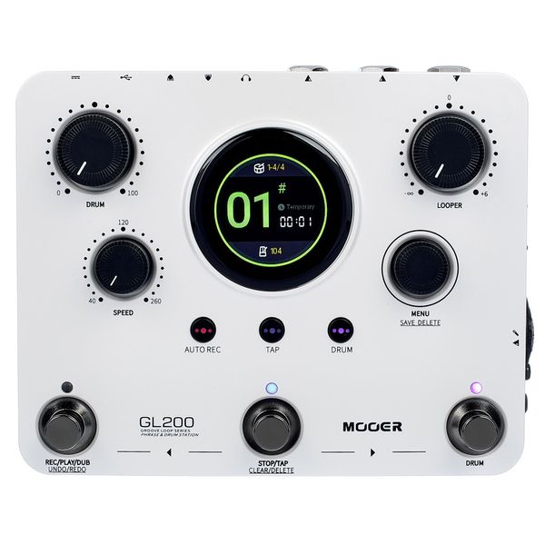 Mooer GL200 Groove Loop Phrase and Drum Station Pedal